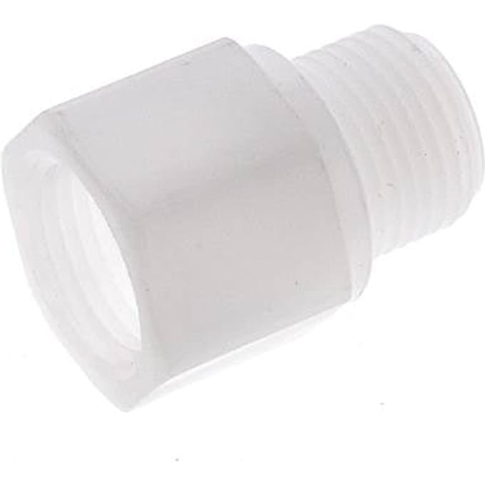 Verlengnippel G3/8'' Buitendraad X Binnendraad Polypropyleen (PP) 10bar FDA 22mm Hex