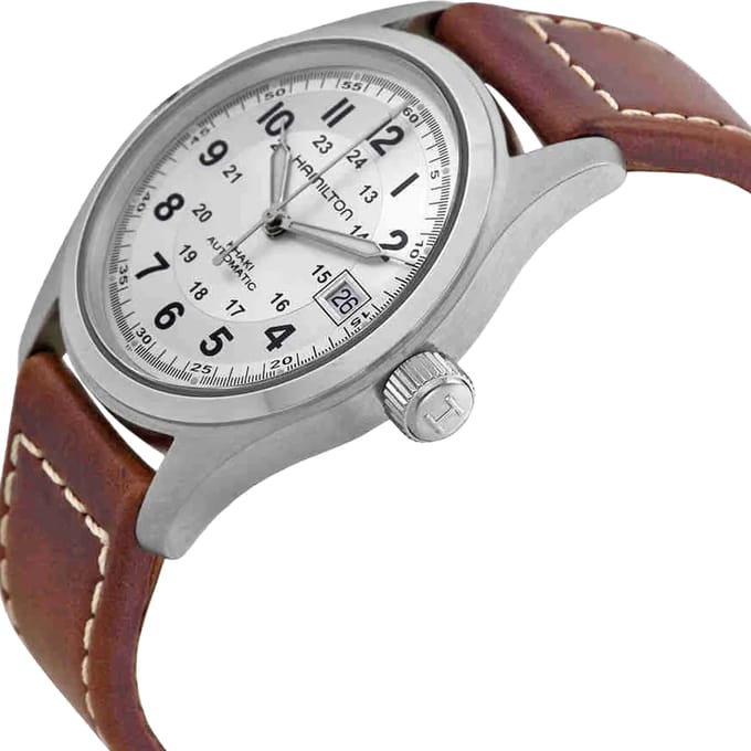 Hamilton Khaki Field H70455553 Montre automatique pour homme blanc