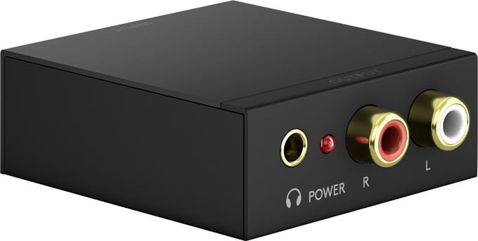 goobay Digital Analog Wandler 192kHz S/PDIF - Cinch - Digitale converter
