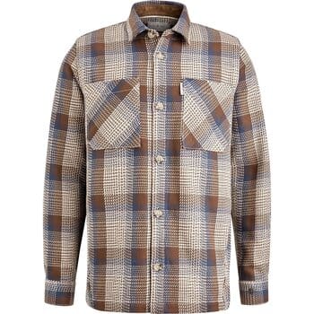 Fleece Jack Cast Iron Overshirt Ruit Bruin