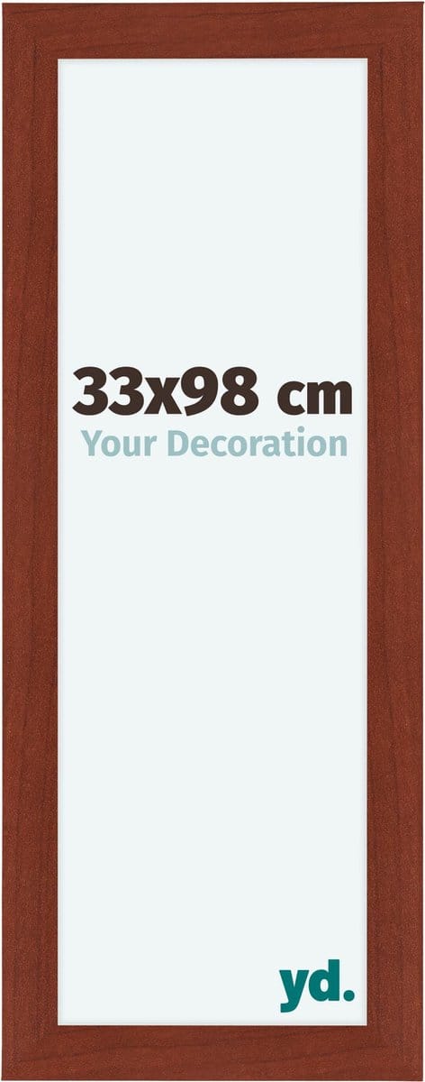 Your Decoration - Fotolijst 33x98 cm - MDF - Kersen - Como