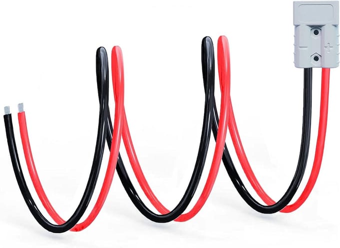 Oplaadaansluiting Vorkheftruck Snelscheiding Kabel 50A - 10AWG