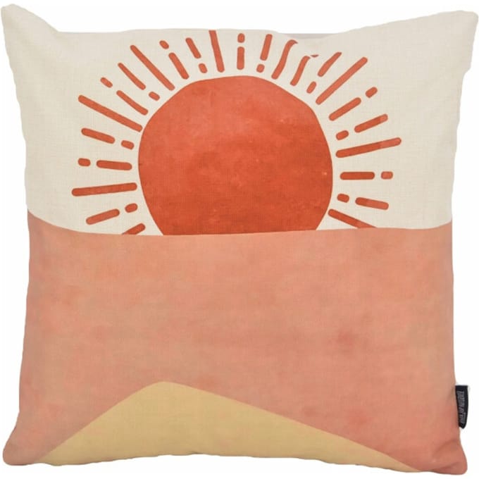 Gek op kussens! Sierkussen sunset | 45 x 45 cm | katoen/linnen