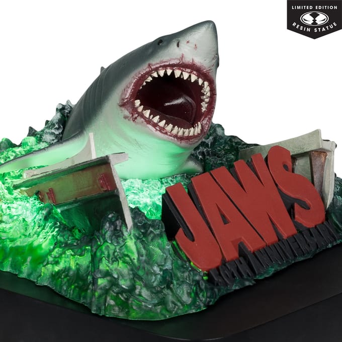 McFarlane Jaws 50th Anniversary 1/48 Scale Resin Statue with Light Up Base