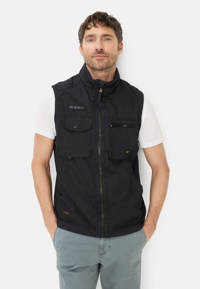camel active Buiten Bodywarmer met binnenzakken - Maat - Donkerblauwmenswear-M
