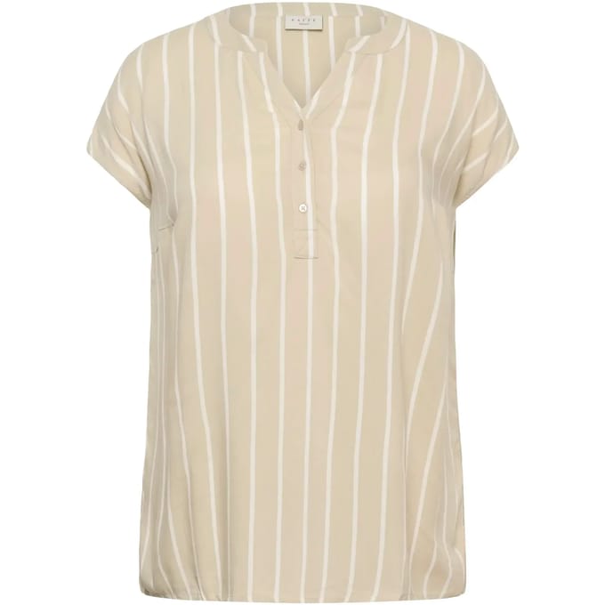 Mouwloze damesblouse KAFFE Curve Sida Wing