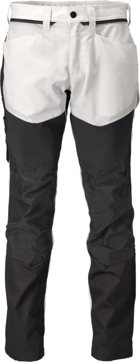 Mascot Customized Broek met kniezakken 22479-230 - wit/steengrijs - C45 - 76