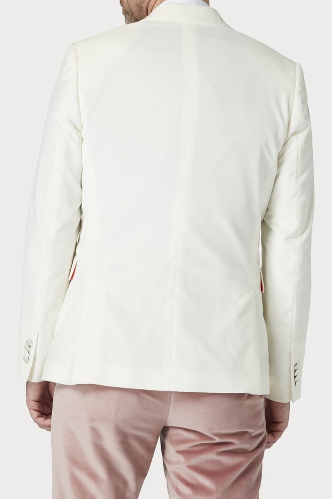 Paul Smith Evening 1btn Jacket White Maat: 48 | Blazers Outlet | Heren | Wit