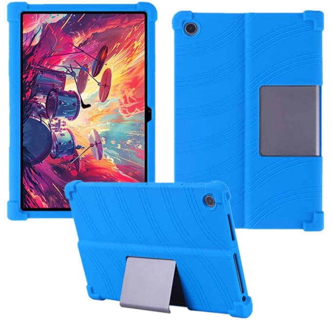EtuiTab Lenovo Tab Plus Serie - Siliconen Etui - 11,5" - Blauw - Antislip