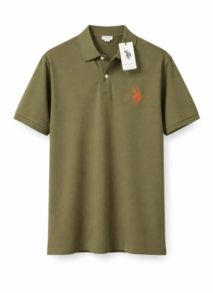 U.S Polo ASSN groen shirt heren 3XL