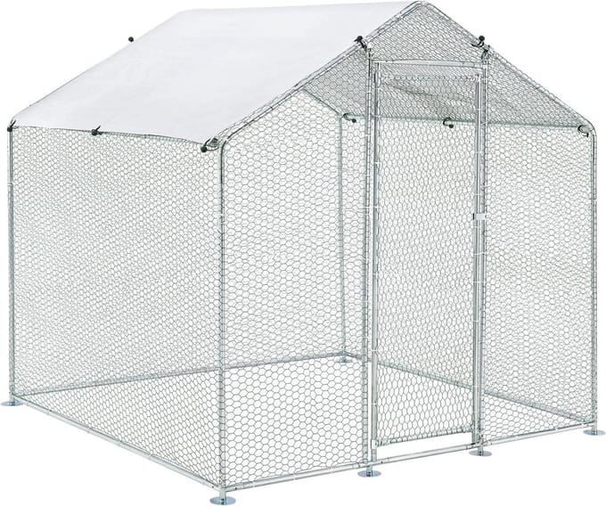 Kippenren / Kippenhok - HLS25T - 200 x 200 x 200 cm