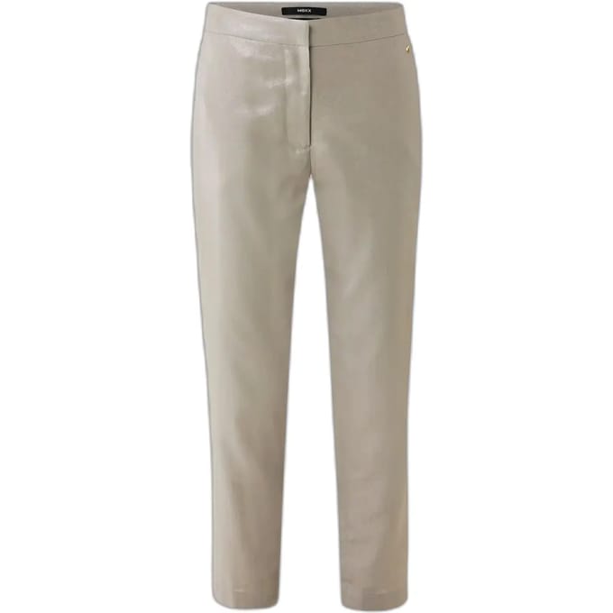 Vrouwen coated broek Mexx