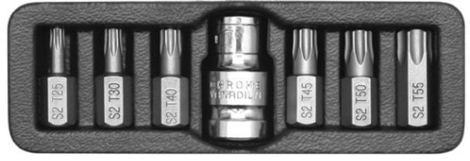 Yato - Torx Schroefbit Set - 7 stuks - HRC 58-62 - S2 Staal