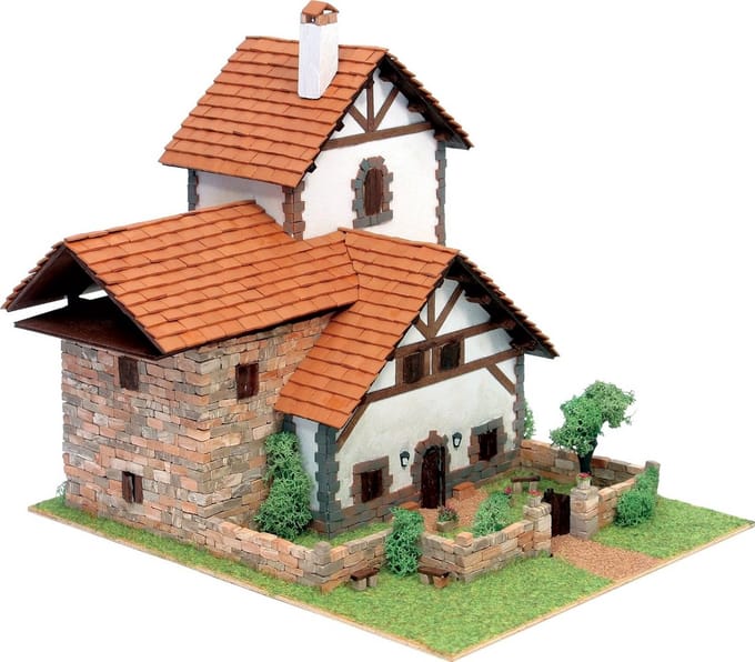 Modelbouwset Regionaal Huis Vormgeving Schaal 1:60 - Gedetailleerd Architectuur Bouwpakket