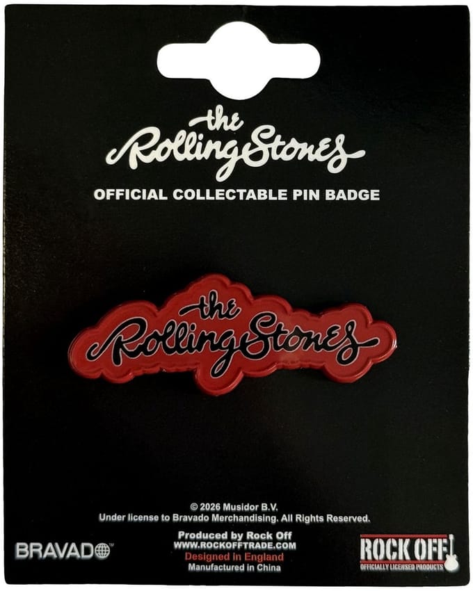 The Rolling Stones Script Logo - Pin