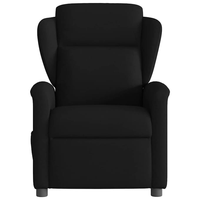 vidaXL - Fauteuil - verstelbaar - stof - zwart