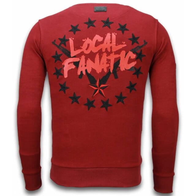 Local Fanatic Bad boys rhinestone sweater
