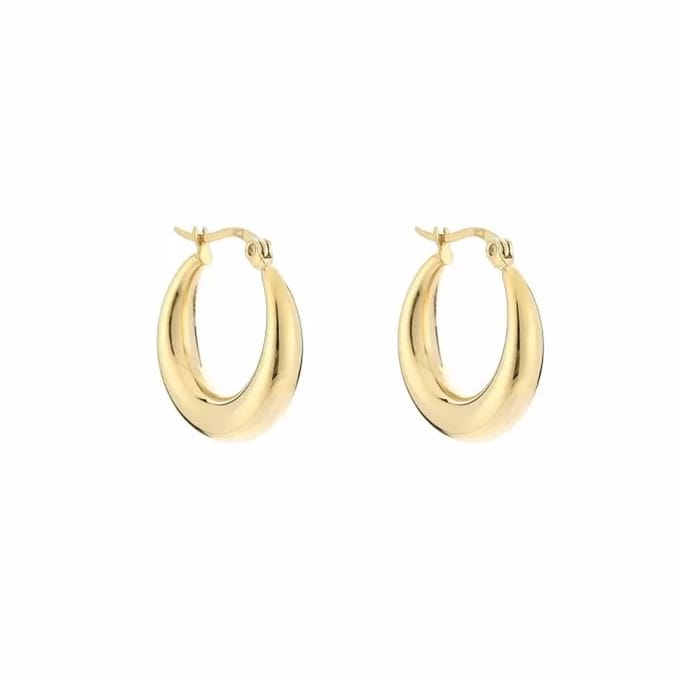 Bijoutheek Oorringen Hoop Round Goud
