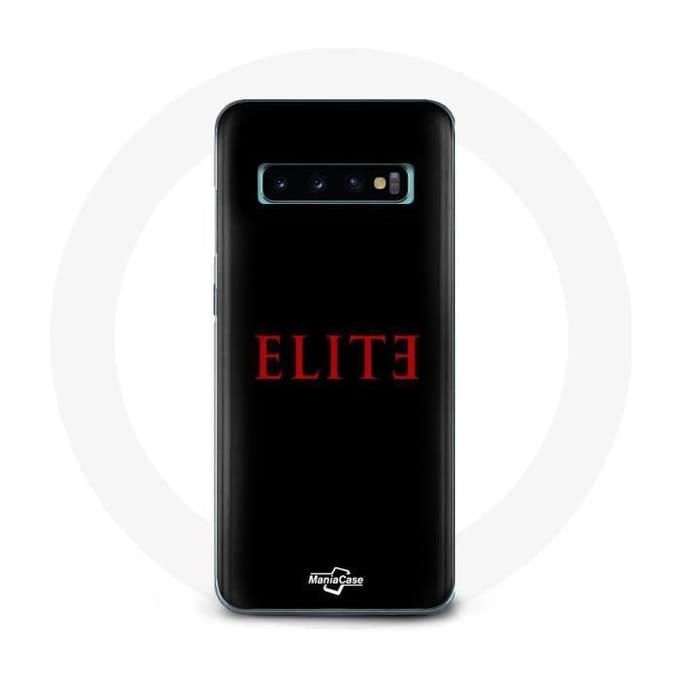 Case voor Samsung Galaxy S10 Elite Seizoen 5 Rood Logo Zwarte Achtergrond