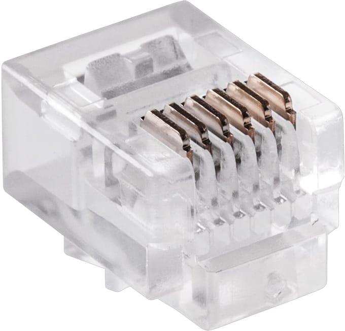 Orbit Electronic RJ12 Connector - 6P 6C - 10 stuks