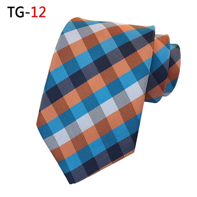 Ruit Polkadot Stropdas Formele Kleding Zakelijk Werk Casual Stropdas brown