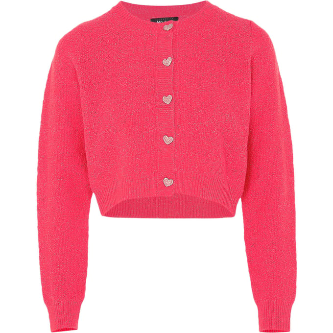 Mymo Vest met fantasiegaren Dames roze
