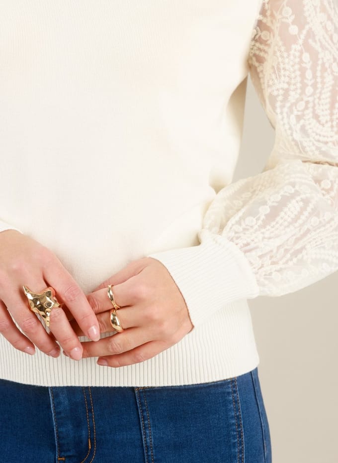 YEST Ilarie Tops - Antique White - maat 42
