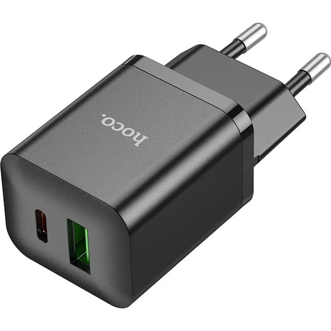 Hoco N28B Smartphone oplader - Snellader USB + USB-C - QuickCharge 3.0 - PD20W