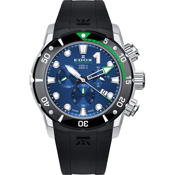 Edox CO-1 10241-TIV-BUIN CO-1 Sharkman Horloge