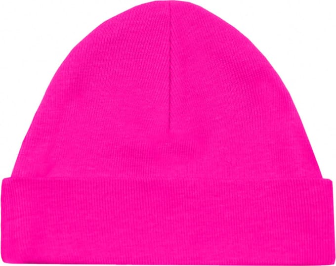 Babymutsje fuchsia / funnies / baby mutsje