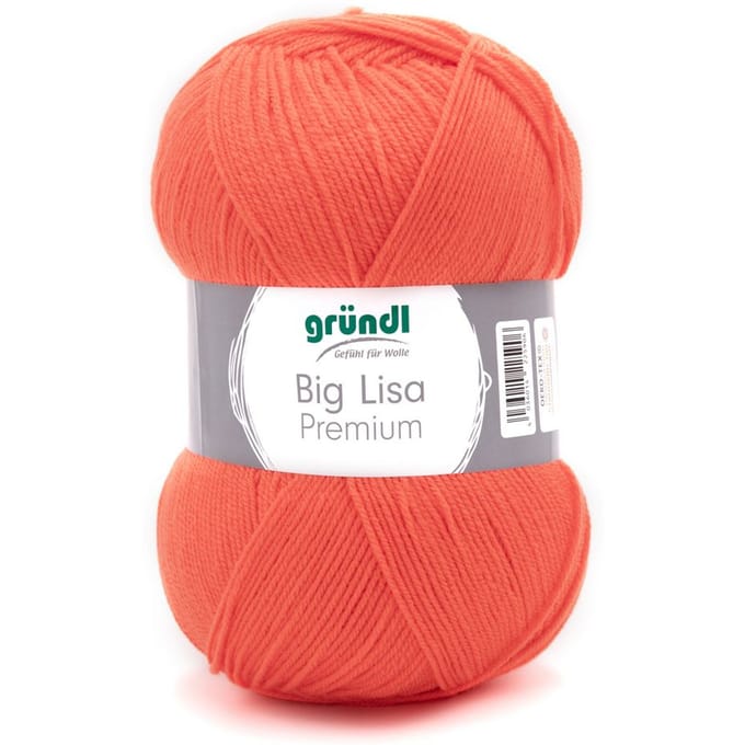 Wol Gründl "Big Lisa Premium" - Oranje