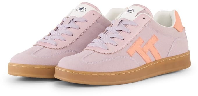 Tom Tailor - Sneakers met colourblocking - Maat 36 - rose