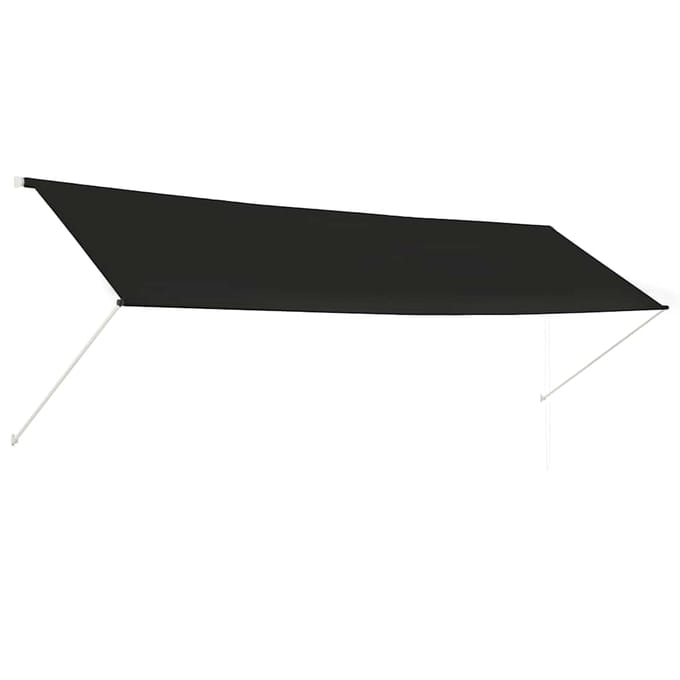 vidaXL - Luifel - uittrekbaar - 400x150 - cm - antraciet