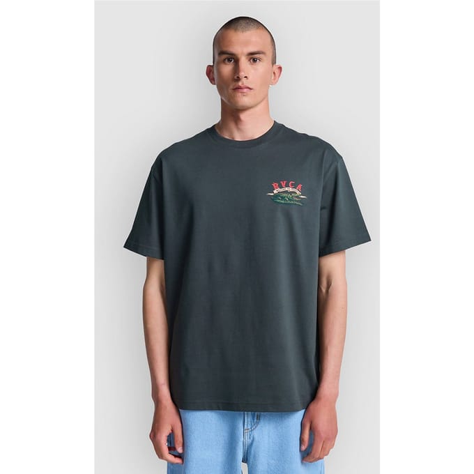 RVCA Welcome To Rvca T-Shirt zwart