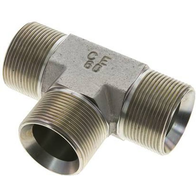 T-Fitting G1 1/2'' Buitendraad Staal 190bar (2669,5psi)