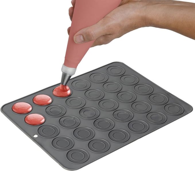 Macarons Bakmat Silicone 29x21,5 cm - Bakvormen - Mat voor Macaron - Ovenmat