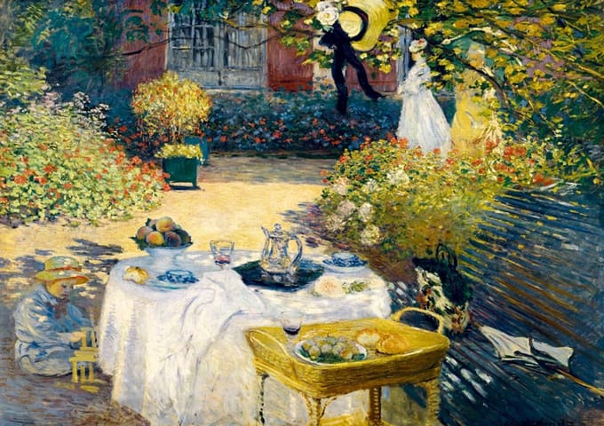 Bluebird Puzzle Monet puzzel The Lunch 2000 stukjes kunst.