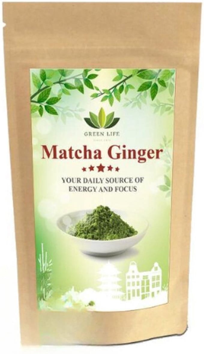 Japanse Matcha Thee Ginger - 50 gram - Verhoog uw weerstand met Matcha Ginger