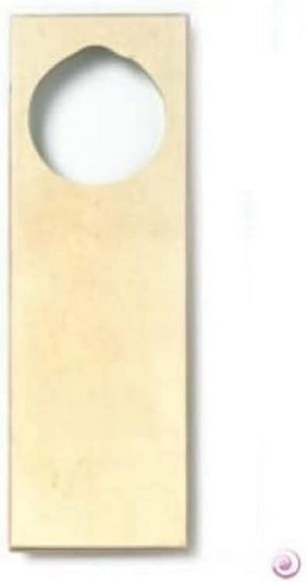 Houten Deurbord Blank Hout - Beige - Voor Decoratie en DIY Projecten