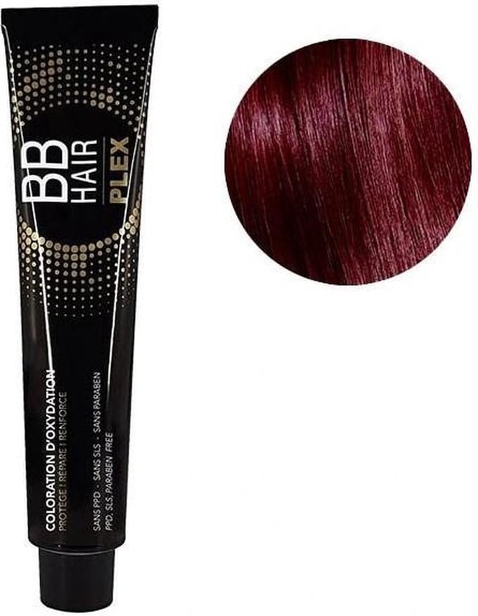 Coloration BBHAIR PLEX - 7.62 Blond Rouge Irisé - 100ml