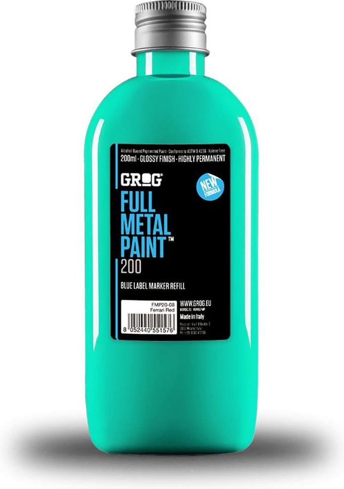 Grog Full Metal 200ml Navul Inkt - Miami Green