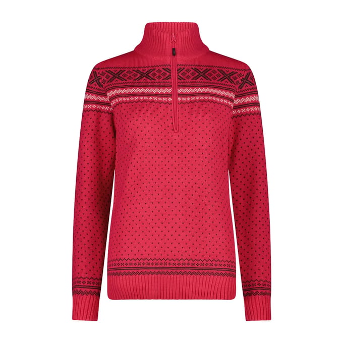 Damestrui met 1/2 rits CMP Wooltech