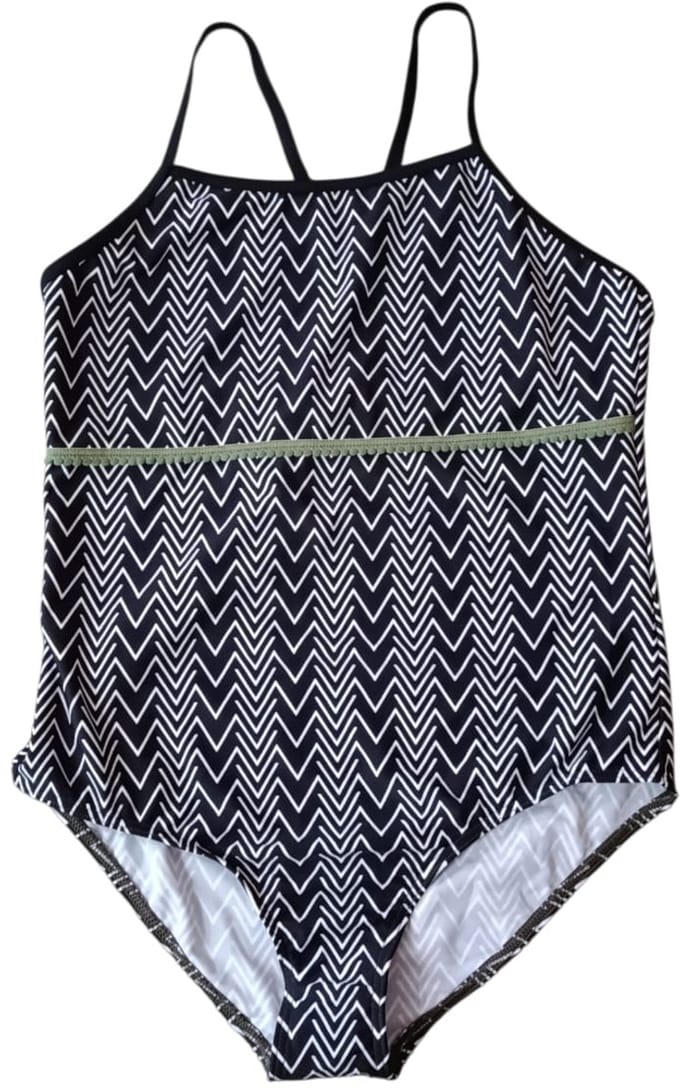 Badpak Boobs en bloomers meisjes/kinderen maat L/34