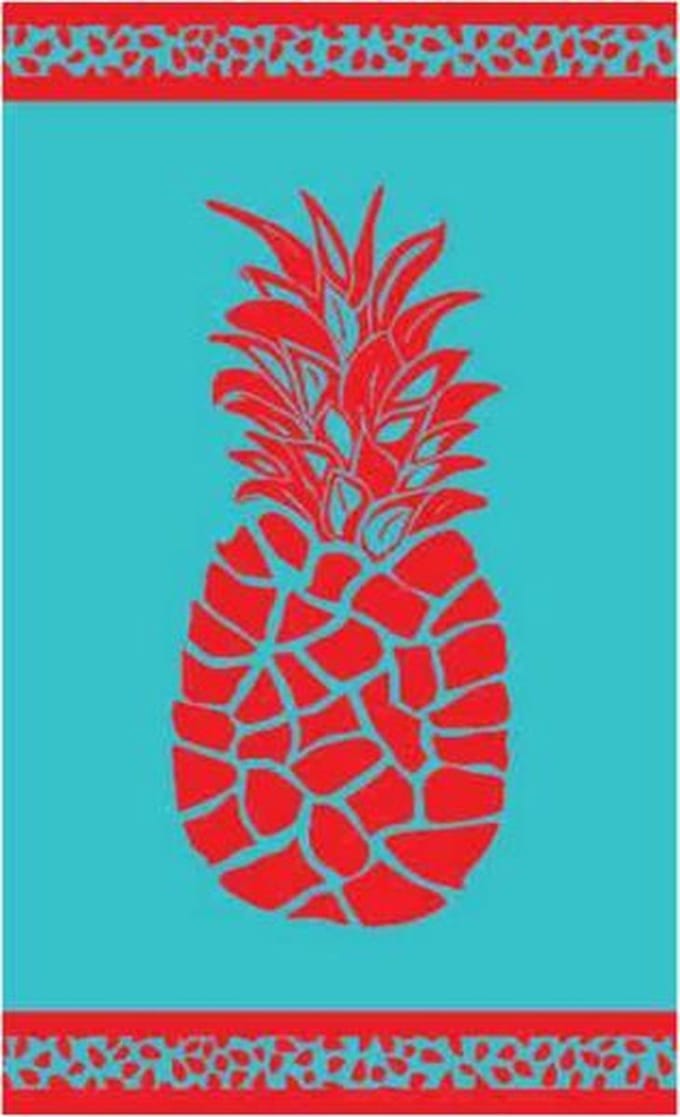 Strandlaken Ananas Ocean - 100% Katoen