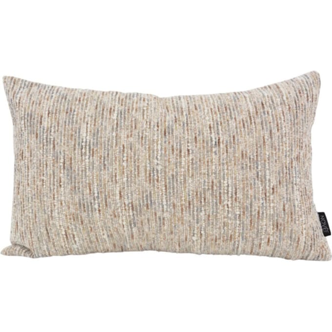 NOVÉE Sierkussen chenille taupe/beige | 30 x 50 cm | polyester