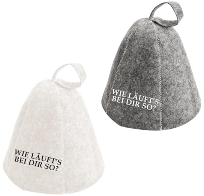 Felt Sauna Hat Set for Men and Women - Comfortable and Protective Sauna Accessories