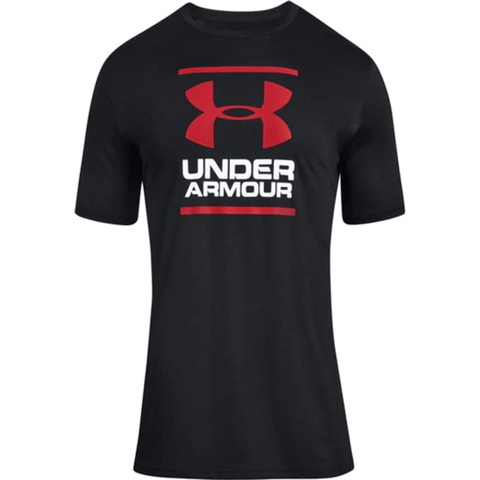 Under Armour UA GL FOUNDATION UPDATE SS-BLK Heren Sportshirt - Zwart - Rood - Wit