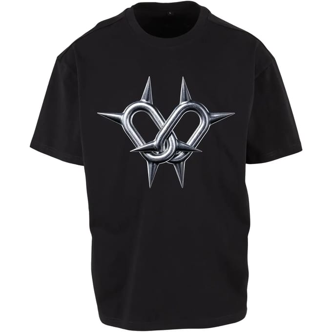 Mister Tee - Together Forever Oversize Heren Tshirt - XS - Zwart