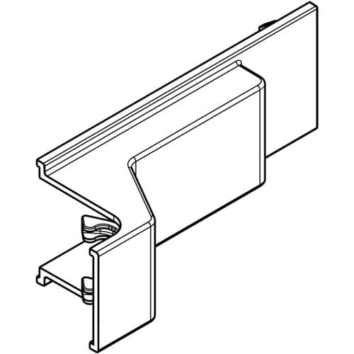 AEG deksel, scharnier, boven, 7802, 123x41.6mm 140187852060