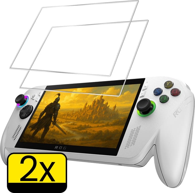 Screenprotector - Geschikt voor Xbox Ally - Screenprotector Gehard Glas Beschermglas - 2 Stuks